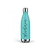 White Insulated Stainless-Steel Water Bottle, Personalized Water Bottle (32 Ounces)