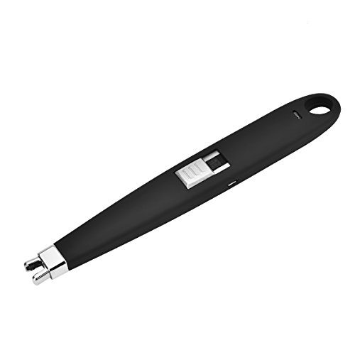 Homate USB Rechargeable Candle Lighter with a Hook, Multi-purpose Windproof Flameless Electronic Arc Lighter –