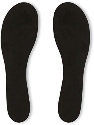 TurlteSummerSole Ladies Softness of Suede Insoles Peel & Stick aids sweaty clammy feet Black Wide