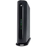 Motorola 16x4 High-Speed Cable Gateway with WiFi, 686 Mbps DOCSIS 3.0 modem + AC1600 Dual Band Wi-Fi Gigabit Router, Certified by Comcast, Cox, Charter Spectrum, Time Warner Cable, More, MG7540