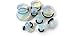 Organic Opal Light, Moon Stone Marble-stone W/O-RING Plug /Gauge 2 Piece (1G (7MM))