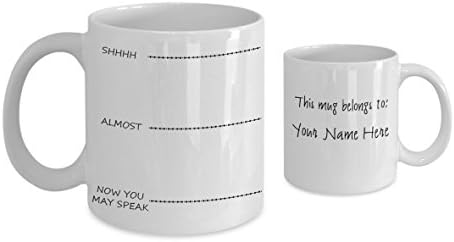Personalized White Custom Mug - Personalized Mugs with Text that Allow You to Design Your Own Mug