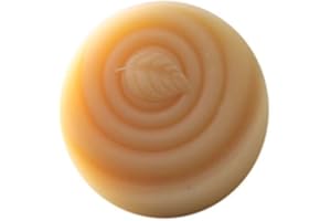 GRAINRAIN Round Leaf Silicone Soap Molds Soap Making Molds Craft Art Resin Mould (14180)