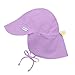 i play. Toddler Flap Sun Protection Swim Hat, Lavender, 2T-4T