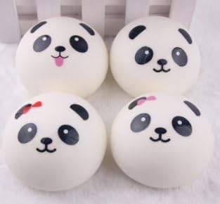 noostrack Kawaii Panda Bun Funny (Color Random) 1 pc