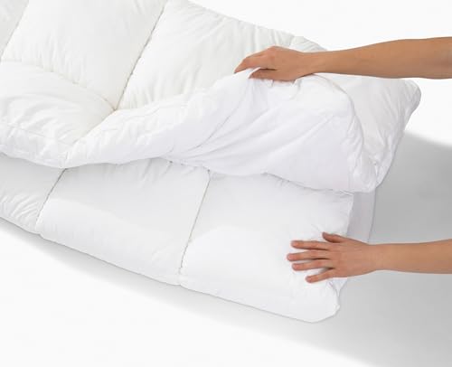 Pillow Top King Luuna Essential Microfibra, Down Alternative Ultra Soft, Capa Hipoalergênica, Lavável