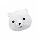 Danganronpa Pair of Junko Enoshima Plush Bear Hair Clips Set from Hope's Peak Academy Saga - White/Black