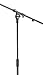 K&M König & Meyer 21021.500.55 Overhead Microphone Stand | Long Boom Arm | T-bar Locking Mechanism | Heavy Duty Folding Tripod Base | Compact For Travel / Storage | German Made | Black