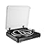 Audio-Technica AT-LP60SPBT-BK Fully Automatic Belt-Drive Wireless Turntable and Speaker System Black
