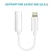 Lightning to 3.5mm Headphone Jack Adapter, Sprtjoy Lightning Connector to 3.5mm AUX Female Audio Jack Earphone Extender Jack Stereo for iPhone 7/7 Plus - Support iOS 10.3 or Later