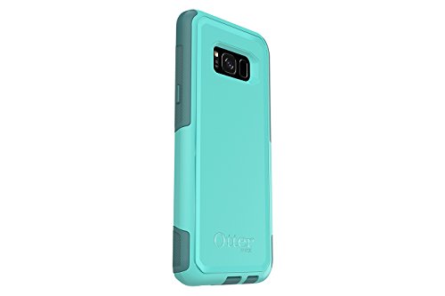 OtterBox 77-54597 COMMUTER SERIES for Samsung Galaxy S8+ - Retail Packaging - AQUA MINT WAY (AQUA MINT/MOUNTAIN RANGE GREEN)