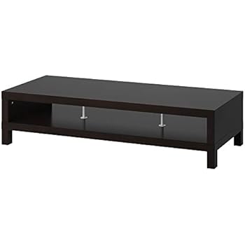 Amazon Com Ikea Lack Tv Stand Black Brown Kitchen Dining