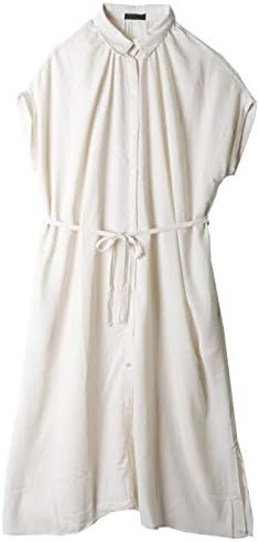 Amazon シャツワンピース ロング 半袖 夏 白 ロングワンピース カジュアル ワンピース ワンピース チュニック 通販