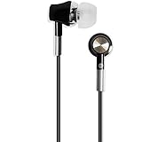 NexGenGear Premium Quality Earphones 3.5mm Plug Handsfree Stereo Basspro Headset Ear Bud Microphone with Answer and End Button For Many Cell Phones, Tablets iPod Models (Black)
