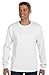 Hanes TAGLESS 6.1 Long Sleeve w/ Pocket 5596, White, L