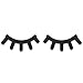 Ali+Oli Modern Sleepy Eyes Wall Decor for Nursery Baby Room | Wooden Eyelash Art Replaces Wall Stickers | Modern Nordic Design for Kid's Rooms (Black)