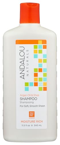 Andalou Naturals Argan Oil & Shea Moisture Rich Shampoo, Orang... 31oo8RYSFlL
