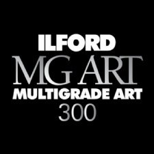 Ilford Multigrade Art 300, Variable Contrast, Black and White Matte Surfaced Fiber Based Photo Paper on a Textured Fine Art Base, 11x14", 30 Sheets