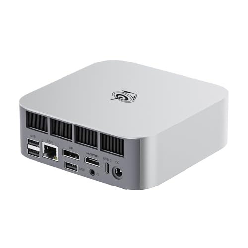 Beelink SER8 Gaming Mini PC, Ryzen 7 8745HS, 32GB DDR5, NVMe SSD 1TB, Mini Desktop Computer Supporting Three 4K Displays, Professional Mini Computer for Office, 2.5G LAN, Wi FI 6