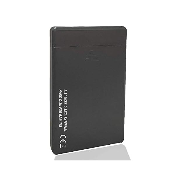 Storite 500 GB externes Gaming-Laufwerk, 2,5-Zoll-Festplatte, tragbare Externe 3.0-USB-Festplatte, Speicherung und Backup, Game Drive für Xbox PS4 PS3 PC-Spiele Android (Schwarz)