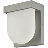 Living District Raine 1-Light Aluminum LED Wall Sconce - Silver Finish