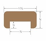 SeaTeak Straight Length Bulkhead Molding