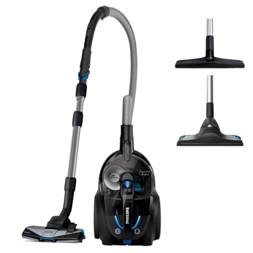 Philips FC9741/09 beutelloser Staubsauger PowerPro Expert (TriActive Standard-Düse, 900 W, 2 L Staubvolumen, integriertes Zubehör) schwarz