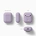 elago Premium Silicone AirPods Case Designed for Apple AirPods 1 and 2 [Front LED Visible] [Lavender]