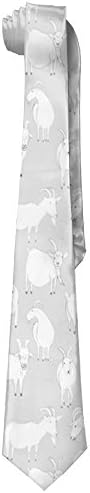 Goat Pattern Men's Classic Tie Wide Neckties For Office Wedding Prom Party