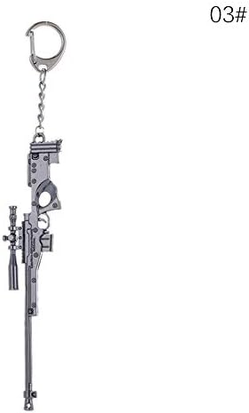Cool PUBG Game Props Model Keychain for Gun/Helmet/Armor/Gun Props Model Keychain