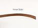 CleverDelights Genuine Leather Strap - 3/8