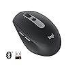 Logitech M330 SILENT PLUS Wireless Mouse, 2.4GHz with USB Nano Receiver, 1000 DPI Optical Tracking, 2-year Battery Life…