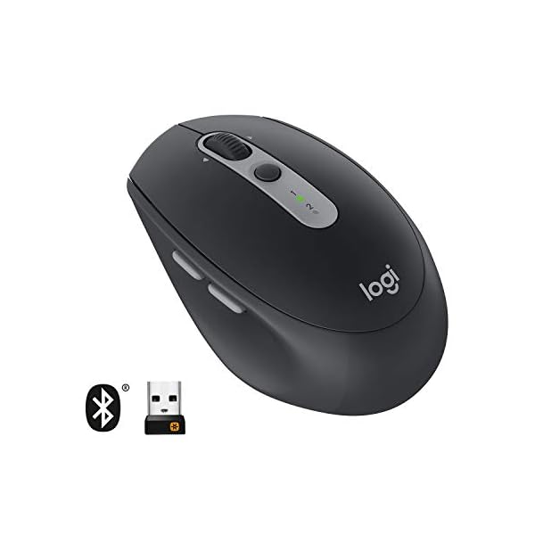 Logitech M330 SILENT PLUS Wireless Mouse, 2.4GHz with USB Nano Receiver, 1000 DPI Optical Tracking, 2-year Battery Life…