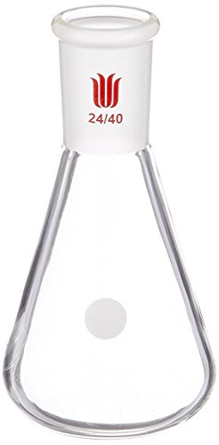Kemtech F664125 Synthware Erlenmeyer Flask, 125 mL, 24/40 Outer Joint