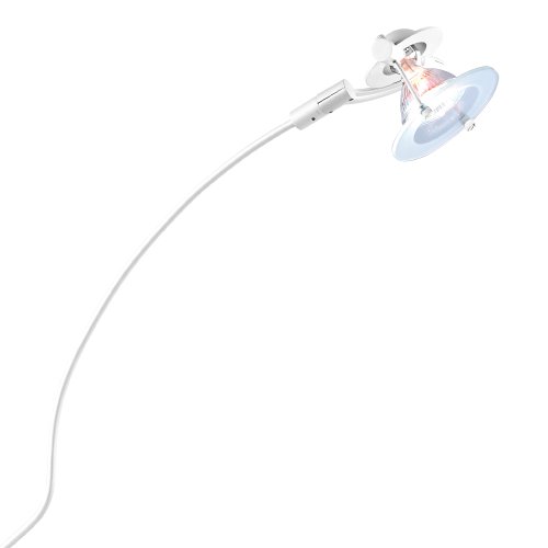 Jesco Lighting ALCR149-WHWH Low Voltage Series 149 With 18 in. Steel Arm., White Spot