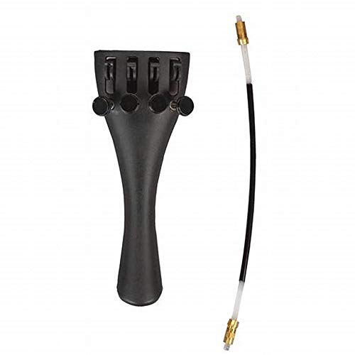 Violin 4/4 size Fiddle Tailpiece 1 pcs with 1pcs Tailgut Tailcord 4 Fine Tuners Aluminum Alloy Durable Strong