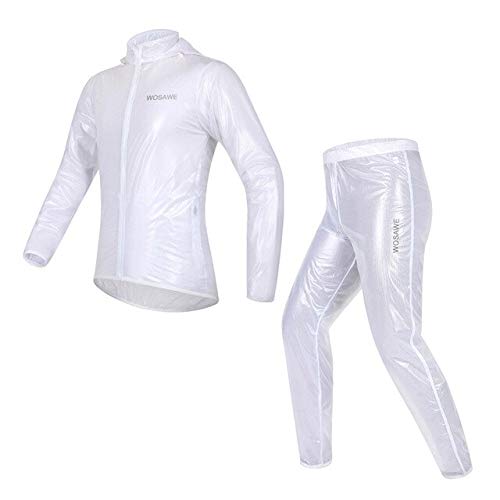 BeesClover Crossfit Waterproof Cycling Dust Coat Wind Coat Bike Jacket Jersey Bicycle Raincoat Mountain Bike Windbreak Breathable Black L