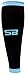 SB SOX Compression Calf Sleeves (20-30mmHg) for Men & Women - Perfect Option to Our Compression Socks - For Running, Shin Splint, Medical, Travel, Nursing, Cycling, and Leg Pain (Black/Blue, X-Large)