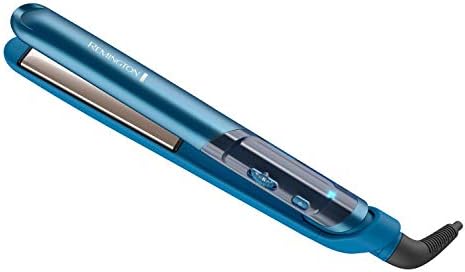 Remington S9612 Pro 1" Professional Titanium Ceramic Flat Iron, Blue