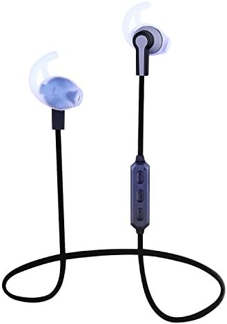 Doopro (TM) Comfortable Bluetooth Headphone for Adults & Children for outdoor Sports Sweatproof ear buds with Selfie Shutter for Camera and mic for phones(Black)