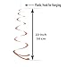 Rose Gold Foil Hanging Swirls Decorations Wedding Party Ceiling Hangings Garlands Bridal Shower Baby Shower Birthday Party Favors Decorations, 30Ct