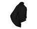 TL Women's Basic Comfy Versatile Short Sleeve Bolero Shrug Cardigan, BLACK, Small