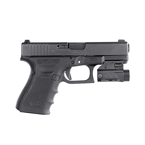 Garberiel G03 LED Handgun Flashlight 320 Lumens 1 Modes Waterproof LED Tactical Gun Flashlight Torch Light for Glock and MIL-STD-1913 Rail