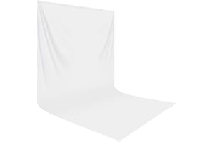 HEMMOTOP White Photo Backdrop Background (No Stand), 10x20 ft White Screen for Photography, Seamless Photography Backdrops Ba