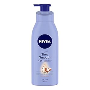 Nivea Body Lotion For Dry Skin, Shea Smooth, With Shea Butter, For Men & Women, 400 ml