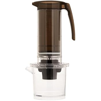 Cafejo MFP011KBRZI My French Press Capsule Single Cup Brewer with Keurig K-Cups Adaptor