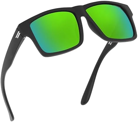 TOROE Matte Black VALLEY Z87+ Polarized TR90 Sunglasses Anti-Glare