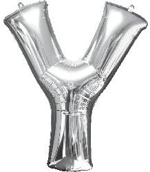 Amscan 3306001 16-Inch Symbol Y Mini Shape Foil Balloon