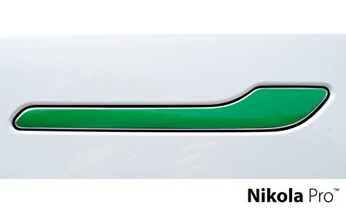 Nikola Pro Tesla Model 3 Door Handle Wrap Kit (Gloss Green)