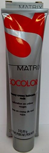 Socolor by Matrix - Honey Cream Hair Color - 'Reds' Series - Size: 3.0 Fl. Oz. - Shade Selection: 5RV - Medium Red Violet